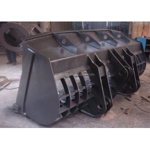 Customized Yellow Wheel Loader Bucket for Skeleton/Shake/Sift and Durable