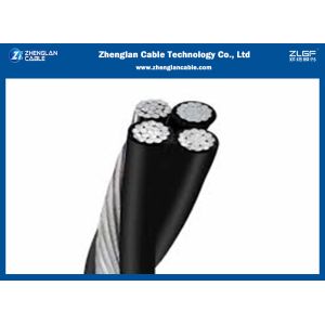 Aluminum Duplex Triplex Quadplex Aerial Bundled Cables XLPE Insulation