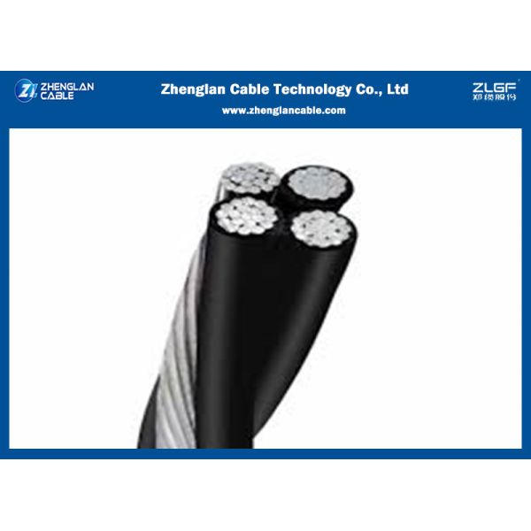 Buy Aluminum Duplex Triplex Quadplex Aerial Bundled Cables XLPE Insulation at wholesale prices