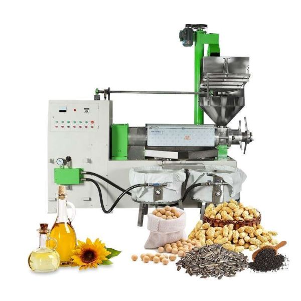 Spiral Sunflower Seed Cold Oil Presser Soybean & Peanut Oil Press Machine for