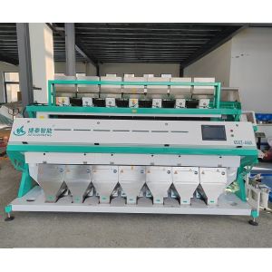 China 7 Chutes 448 Channels  Yellow Rice Color Sorter With CCD Sensor on sale