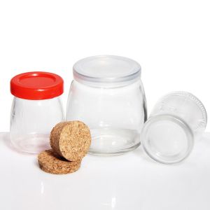 Clear 200ml Glass Pudding Jars 8 Oz Spice Jars Bulk