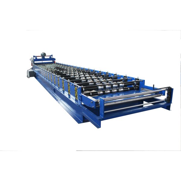 Electric Shear Ibr Tiles 50Hz Roof Roll Forming Machine Plc Control