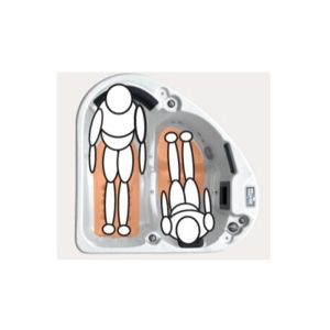 Triangular Pool Spa Equipment Luxury Whirlpool Massage Healthy Hottub