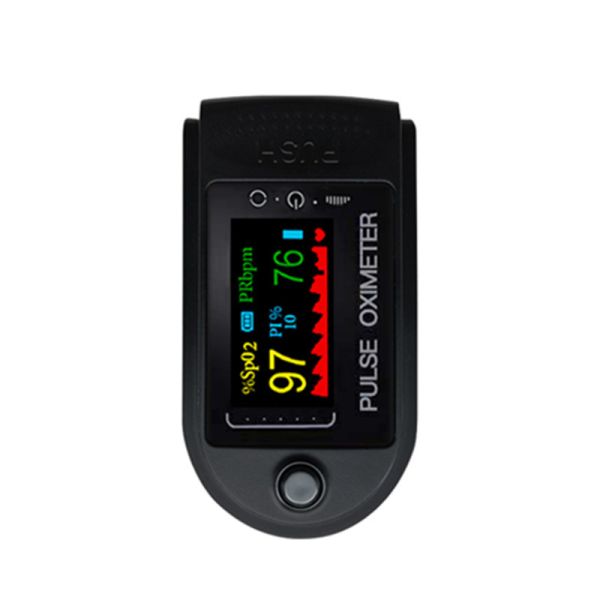 Buy TFT Fingertip Pulse Oximeter Blood Oxygen Saturation Monitor With Silicon Cover Batteries Lanyard at wholesale prices