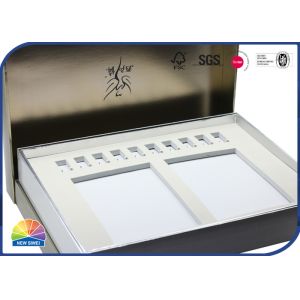 Reverse UV Printing Cosmetics Gift Rigid Shoulder Box