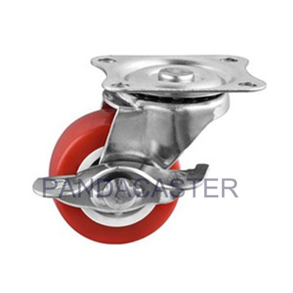 Buy Swivel Furniture Casters Wheels 20kg Side Mount Casters With Brakes at wholesale prices
