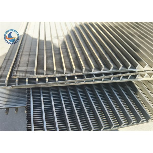 Polished Wedge Wire Screen Panels 321 Stainless Steel Flat Weld