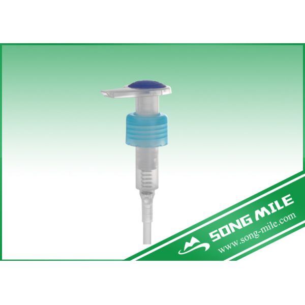 24/410 White Nozzle and Silver Closure Lotion Dispenser for Shampoo