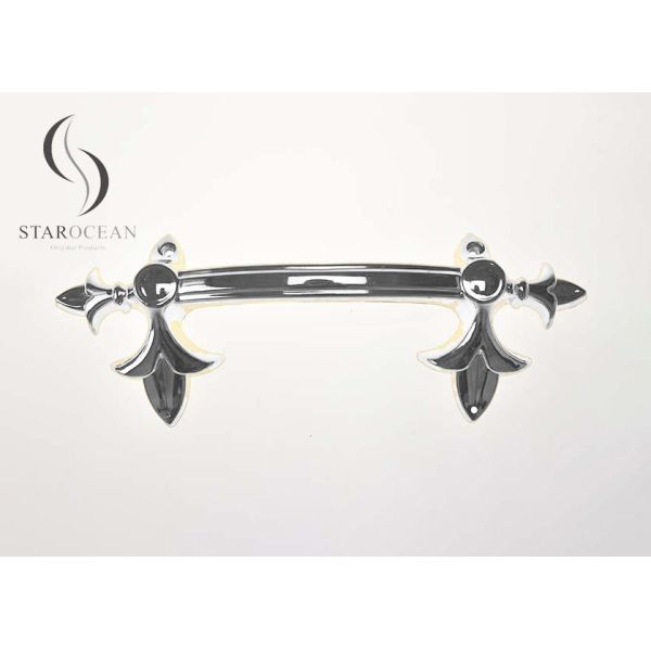 Silver Casket Hardware Funeral PP Recycle Plastic Coffin Handle Ornamental P9001-C