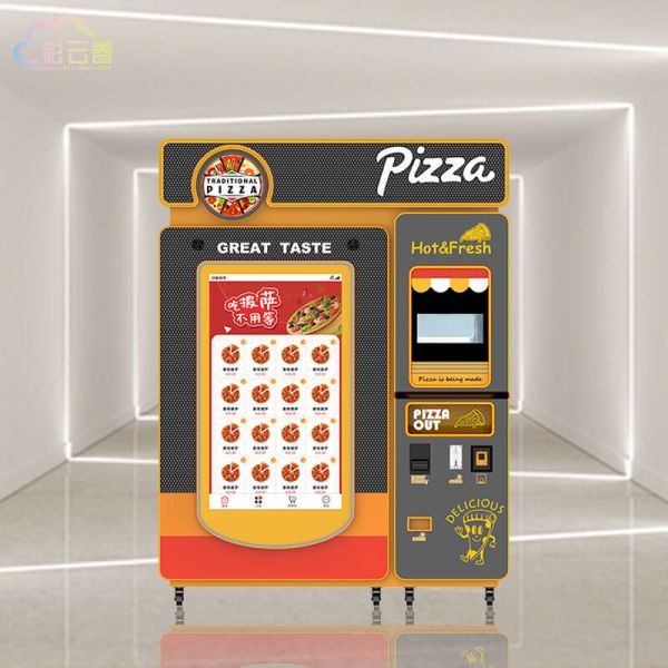 Buy Convenient 55 Inch Touch Screen Pizza Vending Machine with 6800W Peak Power and 60 Pizza Capacity at wholesale prices