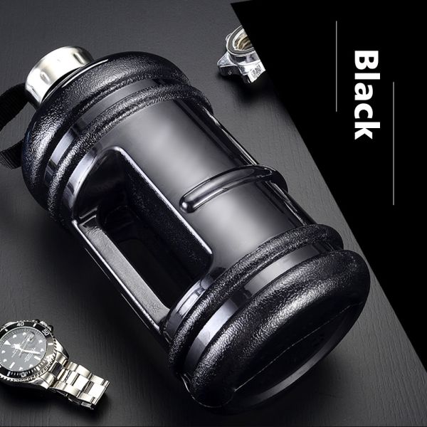 2.2L Large Water Matt Color Sports Bottle Custom Logo BPA Free LeakProof For Fitness Bottles Gallon Jugs