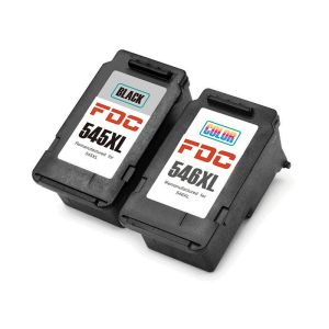 Recycled 2 - Pack Rebuilt Ink Cartridges For Canon PG 545XL CL546XL Compatible