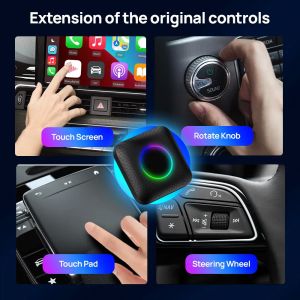 Quality MultiMedia USB Carplay Android Auto AI Box Wireless Adaper SDM660 CPU for sale