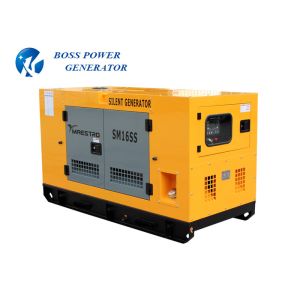 Four Cylinder Heavy Duty Silent Diesel Generator Low Fuel Consumption High