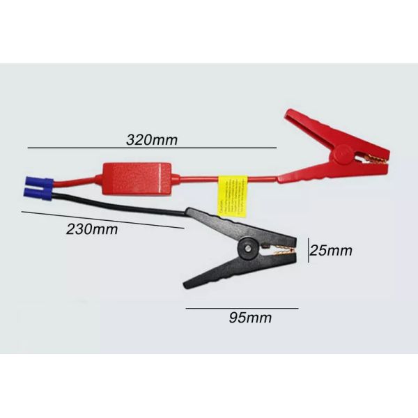 12V EC5 Truck Car Emergency Jump Starter Cable Alligator Clamp Clip With Battery