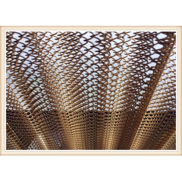 Buy 1.2mm Aluminum Alloy Metal Chain Drapery For Separation at wholesale prices