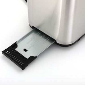 2 slice stainless steel toaster commercial electric bread toaster automatic