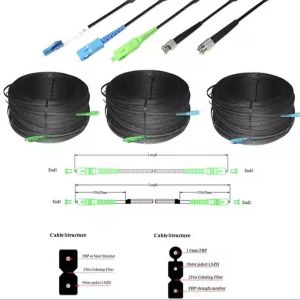 SC APC SC UPC 3mm LSZH Fiber Patch Cord FTTH 1m 2m 3m Fast Data Transmition