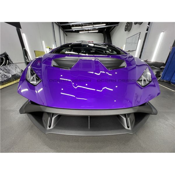 Dry Carbon Fiber Carbon Fiber Body Kit for Lamborghini Huracan STO Huracan STO Upgrades OEM-style Front Shovel Diffuser Body Kit