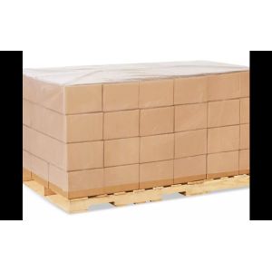 China Custom Transparent 72 X 42 X 54 Plastic Poly Pallet Cover Shrouds on sale