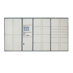 China Intelligent Electronic Barcode Parcel Delivery Lockers For Public With Cuatomized UI Language on sale