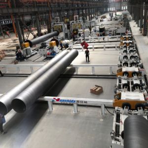 Continuous Polyurethane Spraying Thermal Winding Polyethylene Equipment