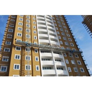 Aerial Single Lifting Mast Climbing Work Platform for Building Decoration 150m