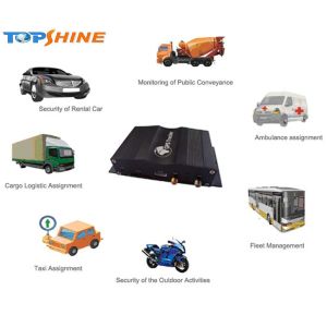 Wince 6 GPS Vehicle Tracker Support Max 4 Cameras And Remote Engine Stop