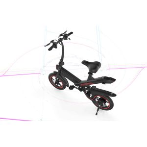 Commuting / Leisure Aluminum Folding Electric Bike Stable Stucture Design