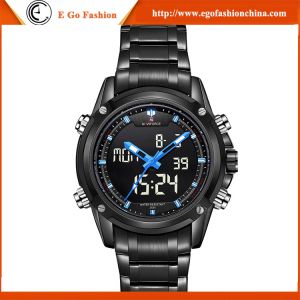 China Naviforce Watch LED Light Stainless Steel Watch Man Quartz Watches Business Sports Watch on sale