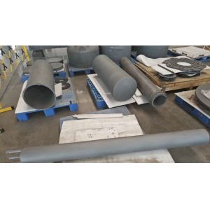 SIC Process Tube For Processes Such As Semiconductor And Photovoltaic Diffusion