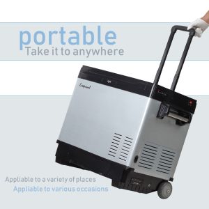 Portable Compressor Solar Fridge with 50L Capacity and DC12V/24V OR 110V-240V
