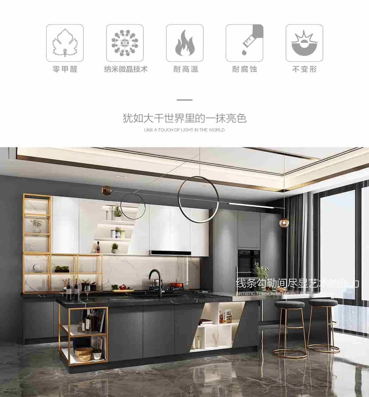 Moistureproof 321 Stainless Steel Kitchen Backsplash Cabinets Panel