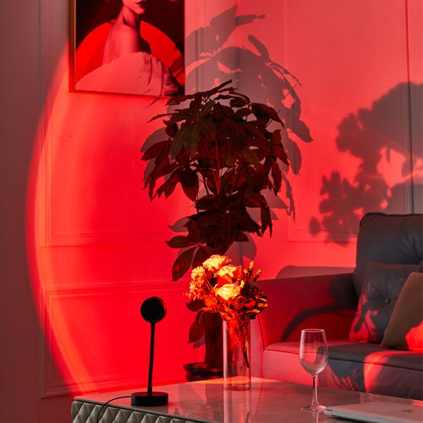 Sunset Projection Lamp Night Light Background Light Modern USB Lamp Sunset Light For Decoration Photography