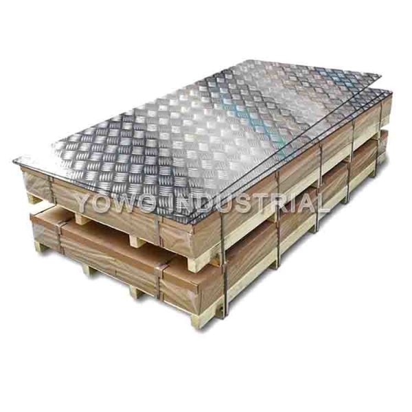 Buy CE 2440mm Length 1.0mm 1100  Aluminum Checker Plate at wholesale prices