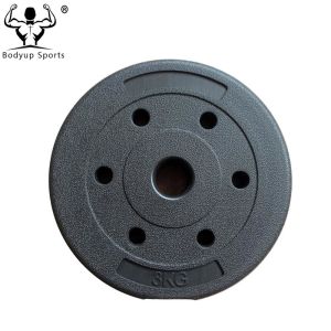 Customized Size Fitness Weight Plates Cement For Improving Muscle Tone
