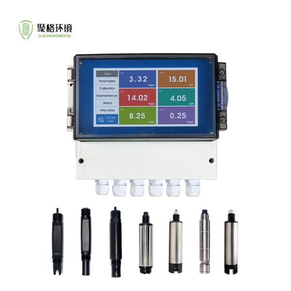 OEM Split Type Online Water Quality Analyzer PH ORP Conductivity DO COD Ammonia