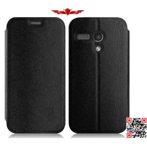 New Hot Selling 100% Qualify Ultra Thin PU Flip Leather Cover Case For MOTO G