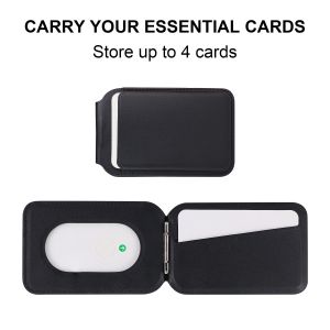 Adjustable Magnetic Wallet 5 Card Holder Stand Secure Grip Finger Loop For IPone