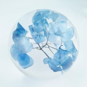 ODM OEM Blue Flower Paperweight For Promotional Gift