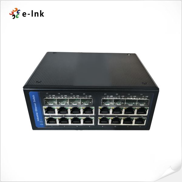 Buy Industrial Managed Switch 16 Port 10/100/1000BASE-T To 8 Port 100/1000BASE-X SFP at wholesale prices