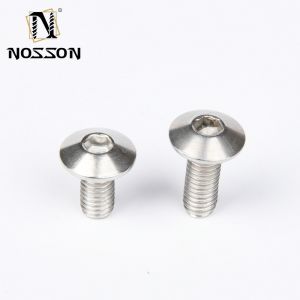 INCH Measurement System Stainless Steel Furniture Screw Nuts Hexagonal Flat Head