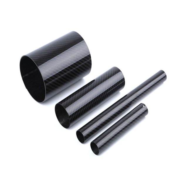 Buy 3K Filament Twill Pattern Carbon Fiber Tube Impregnated at wholesale prices