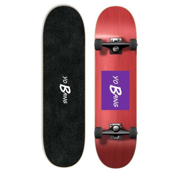 100% Canadian Maple Full Complete Skateboards 31inch Deck Aluminum Matte Truck