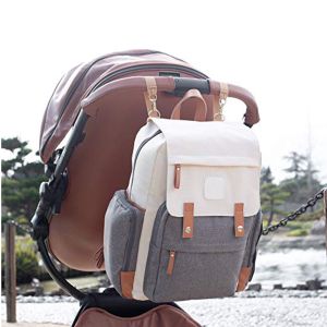 Canvas Baby Diaper Backpack Large Capacity 40l For Mom