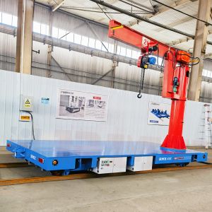 Quality 40Ton Industrial Transfer Carts Rail Battery Powered Transfer Cart for sale