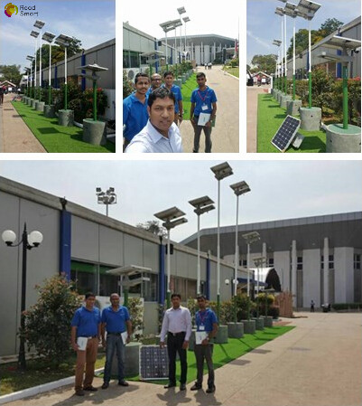 30 Watt Intelligent Solar Street Light IP65 Sensors In All In One CE RoHs Approval