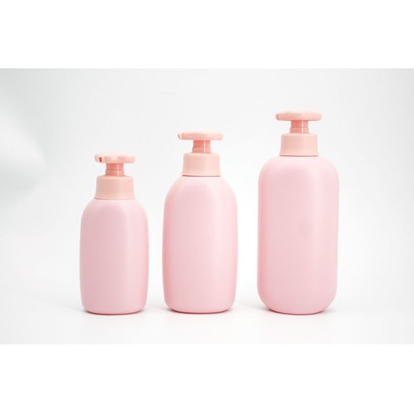 Buy 380ml 550ml HDPE Emulsion Bottle Plating Silver Spray Nozzle at wholesale prices
