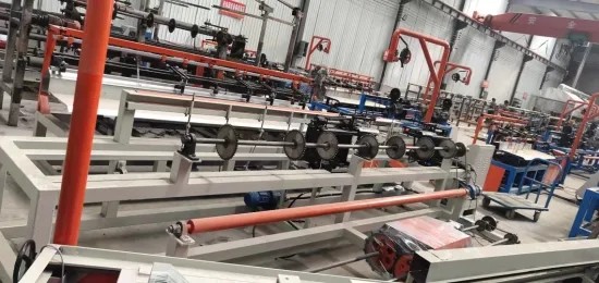 2m-4m width fully automatic PLC control double wire /single wire chain link